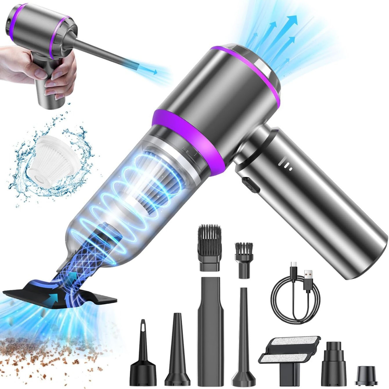 Car Vacuum Cleaner - Powerful Car Vacuum Cleaner | Cordless