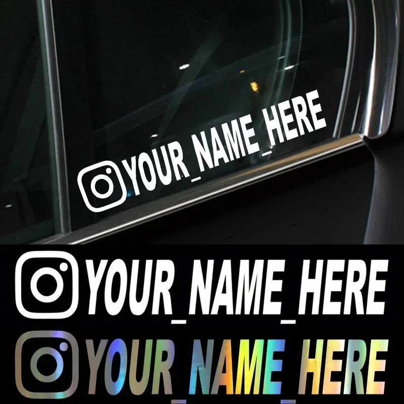 Car Accessories Ebay - User Name Custom Personalized Instagram Vinyl