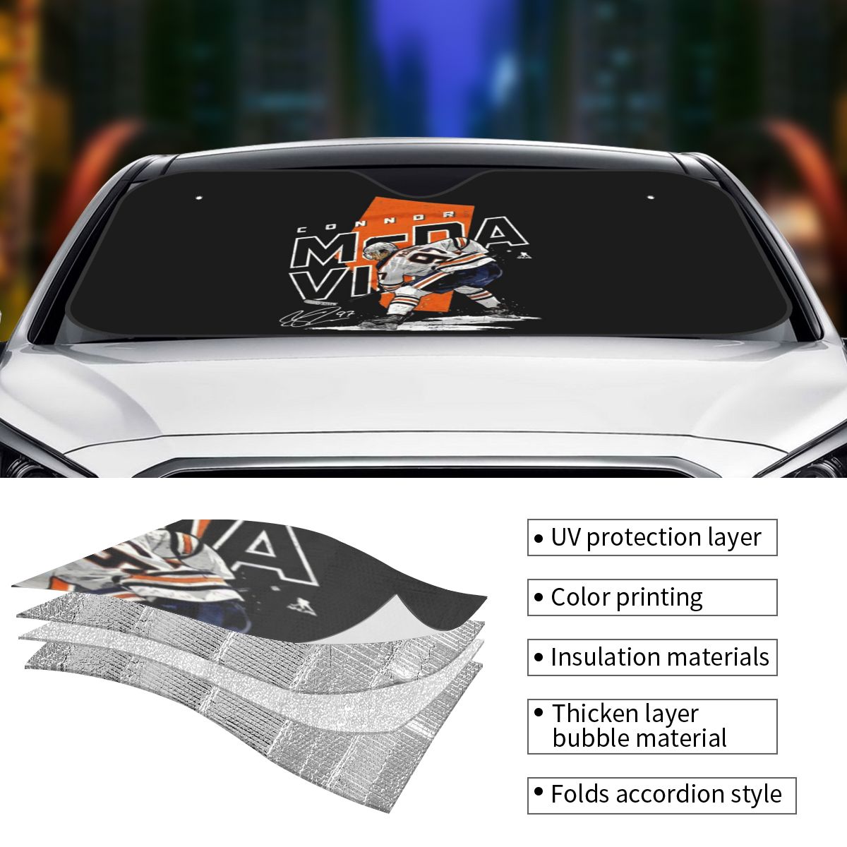 Connor McDavid 97 For Edmonton - Car Accessories Edmonton review and price
