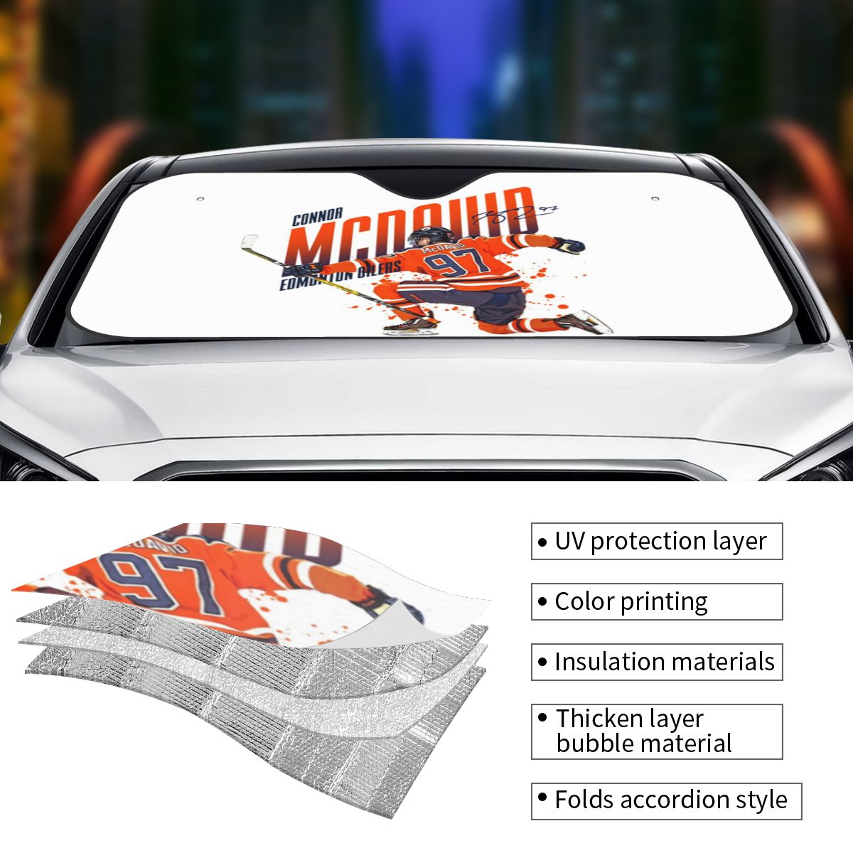 Connor McDavid 97 For Edmonton - Car Accessories Edmonton review and price