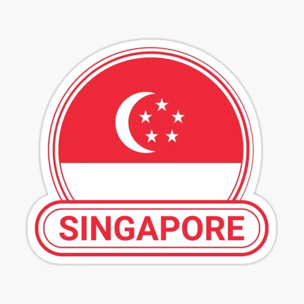 Singapore SGP Flag Map Merlion - Car Accessories Singapore review and price