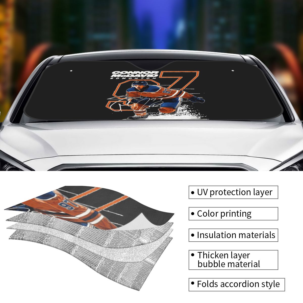 Connor McDavid 97 For Edmonton - Car Accessories Edmonton review and price