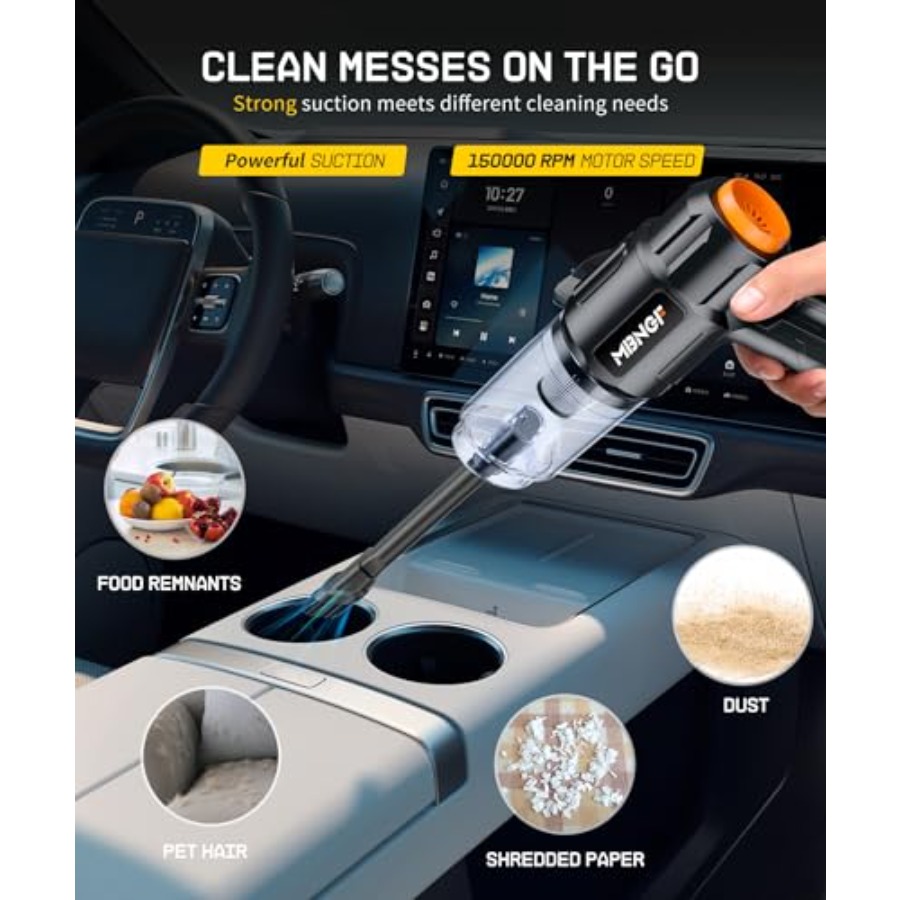 Portable Cordless Car Vacuum w - Car Vacuum Cleaner review and price