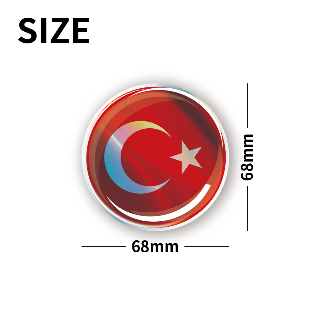 Türkiye Flag Uganda Ukraine Si - Car Accessories Singapore review and price