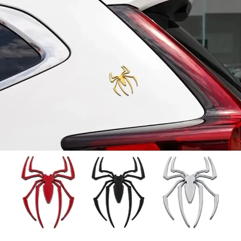 3D metal car stickers, spider  - Car Accessories Exterior review and price