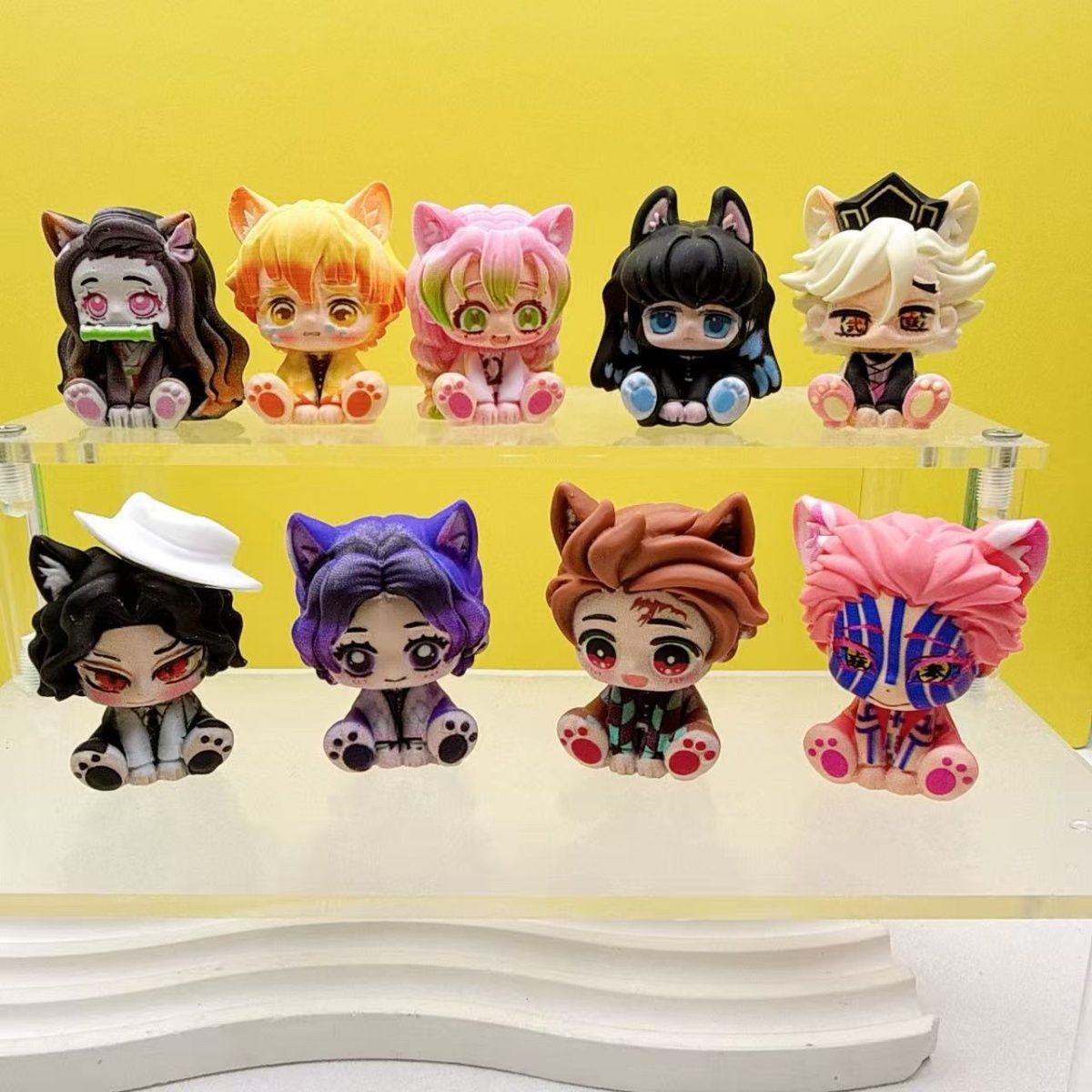 Demon Slayer Cute Chibi Figuri - Car Accessories For Decoration review and price