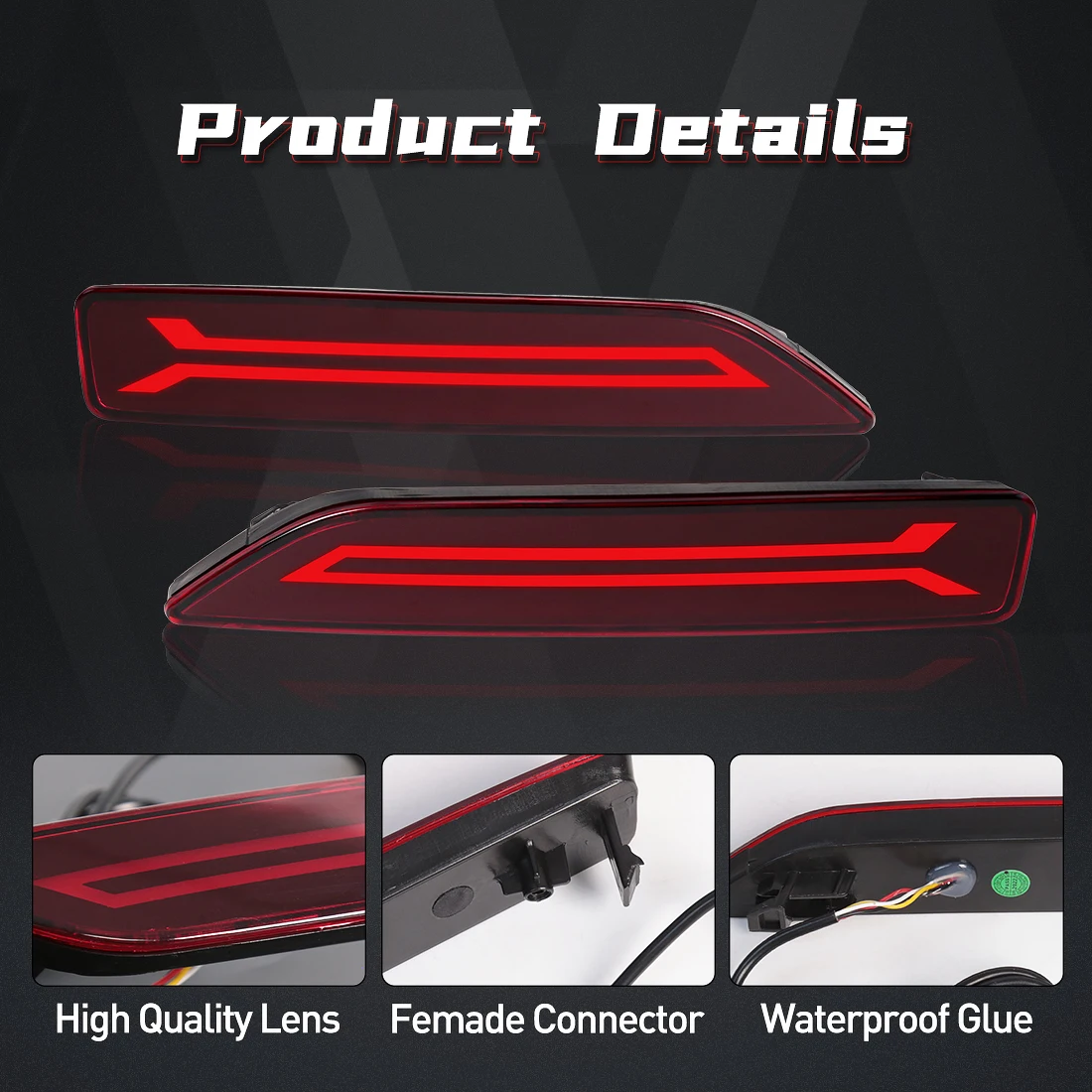 LED Rear Bumper Reflector Ligh - Car Accessories Honda Crv review and price