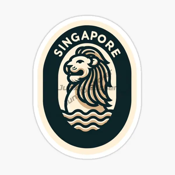 Singapore SG Flag Map Merlion  - Car Accessories Singapore review and price