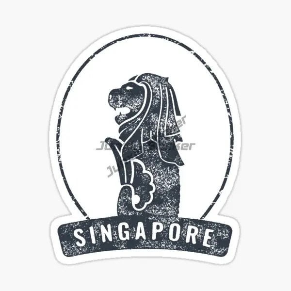 Singapore SG Flag Map Merlion  - Car Accessories Singapore review and price