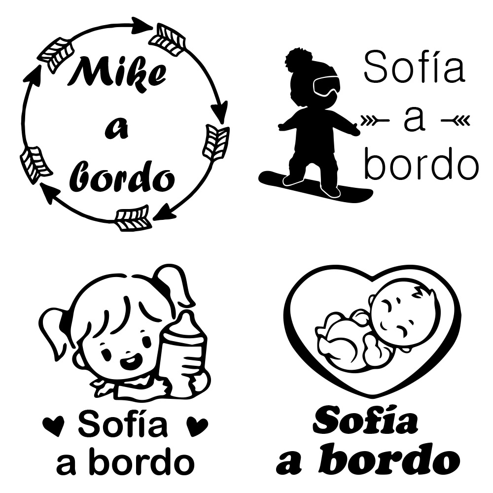 1pc Vinyl baby a bordo colorfu - Car Accessories For Decoration review and price