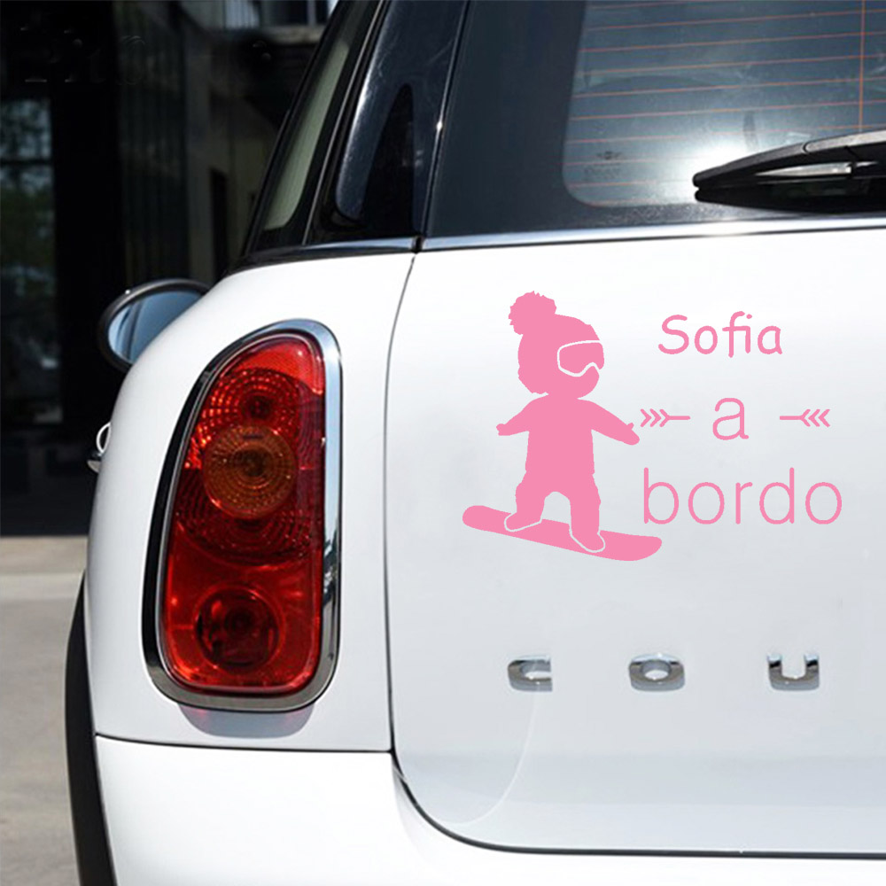 1pc Vinyl baby a bordo colorfu - Car Accessories For Decoration review and price