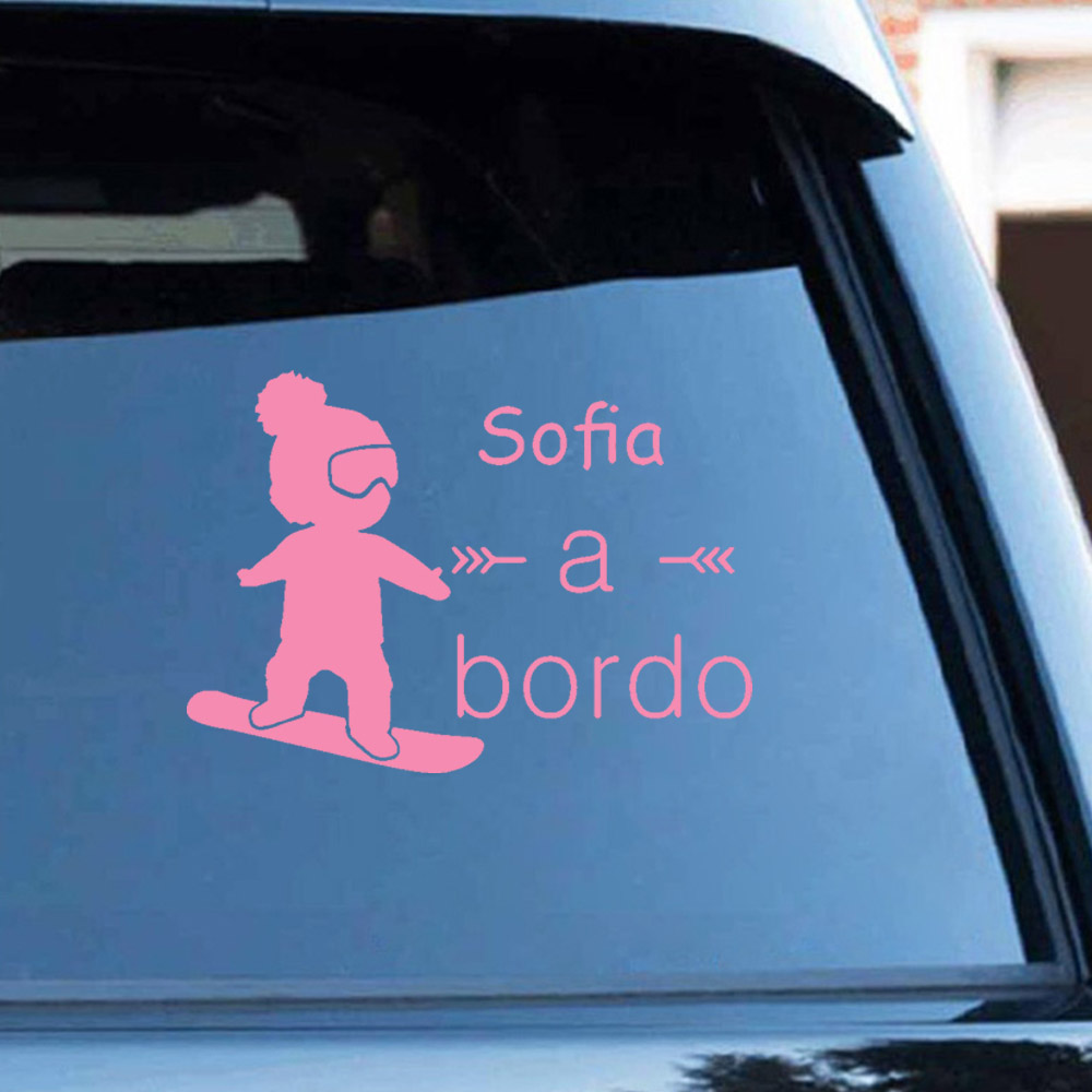 1pc Vinyl baby a bordo colorfu - Car Accessories For Decoration review and price