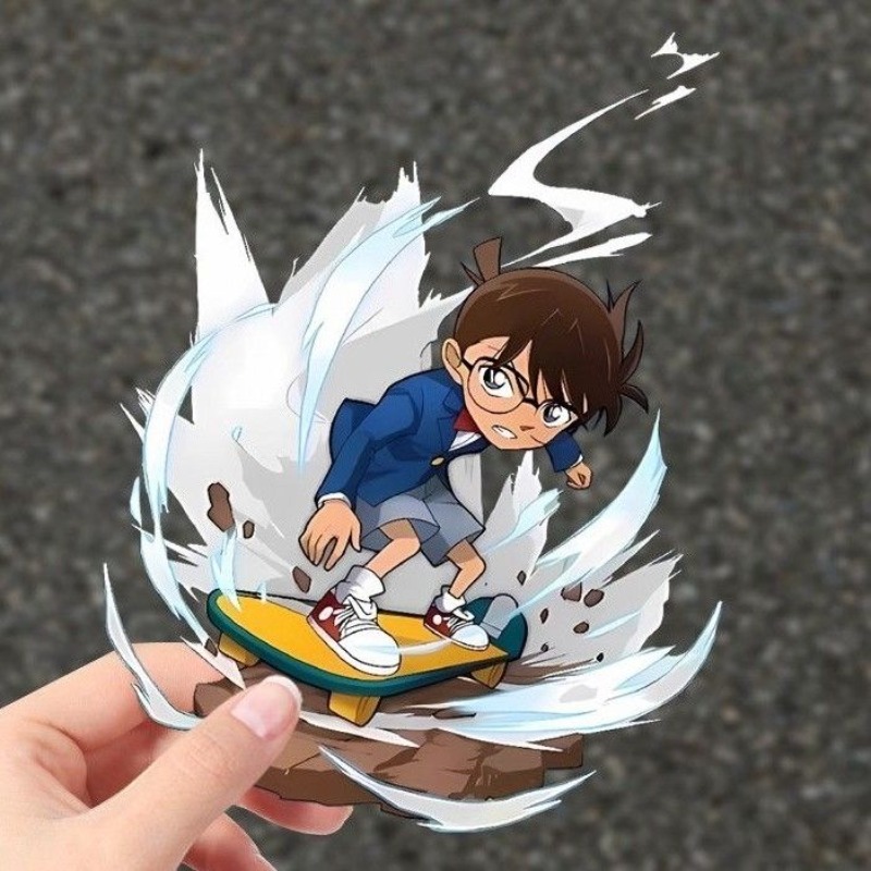 Detective Conan Cartoon Skateb - Car Accessories For Decoration review and price