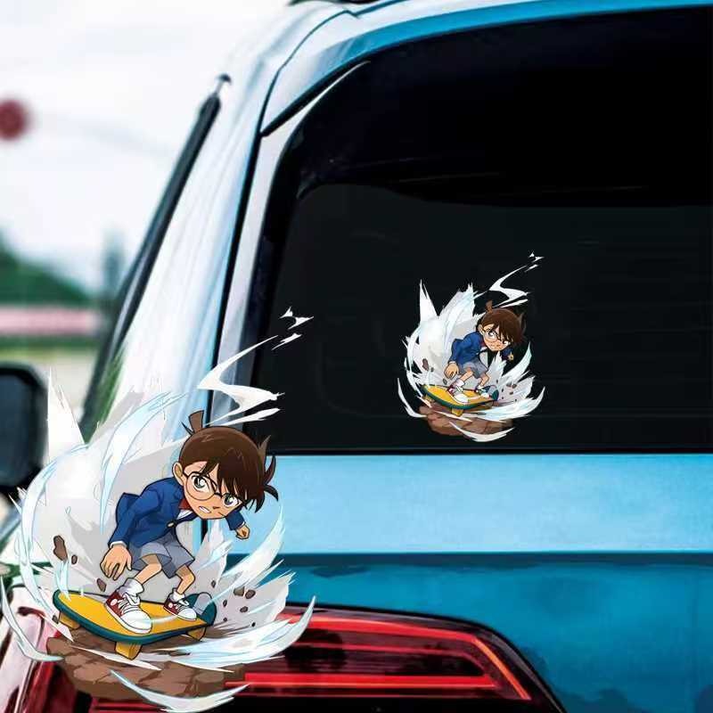 Detective Conan Cartoon Skateb - Car Accessories For Decoration review and price