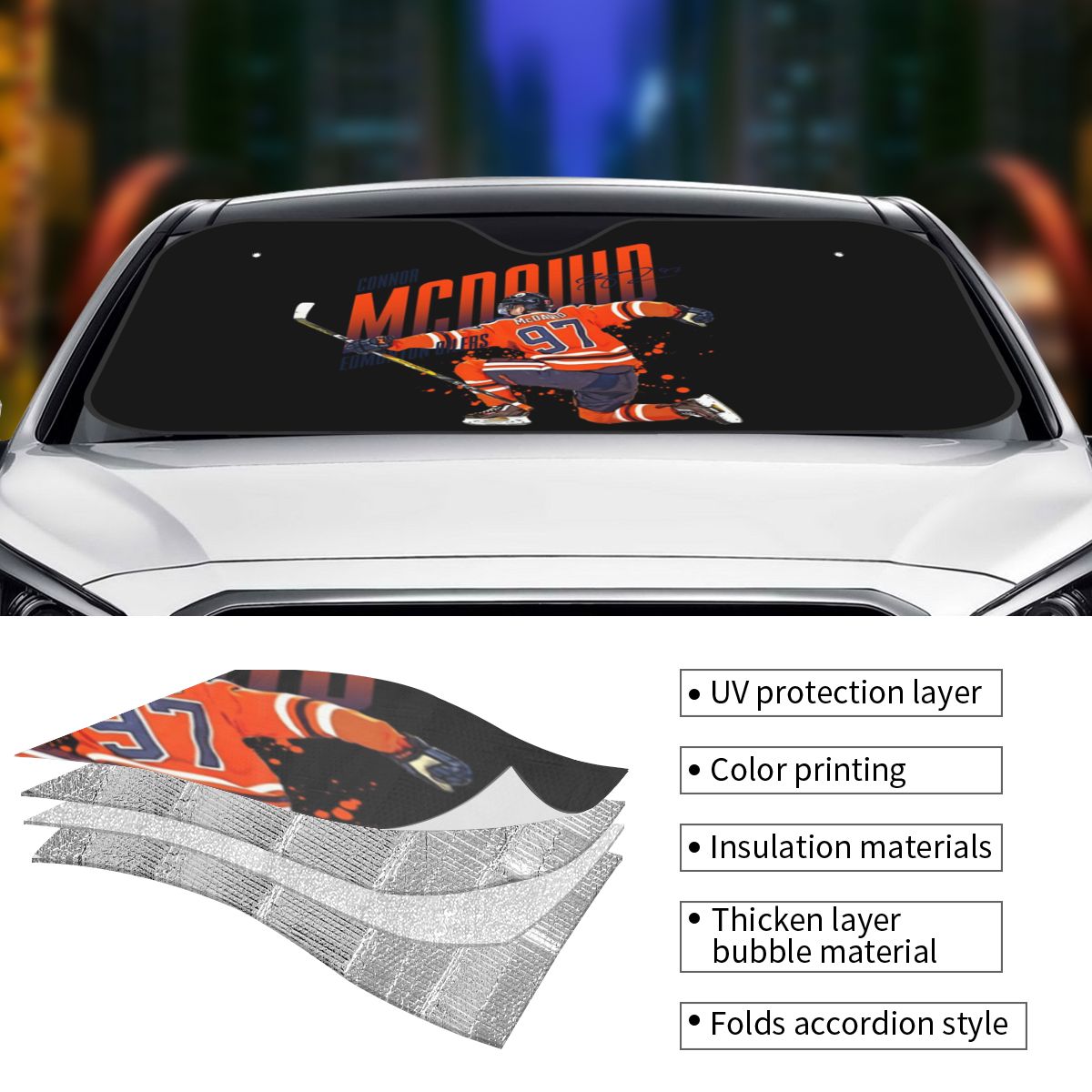 Connor McDavid 97 For Edmonton - Car Accessories Edmonton review and price