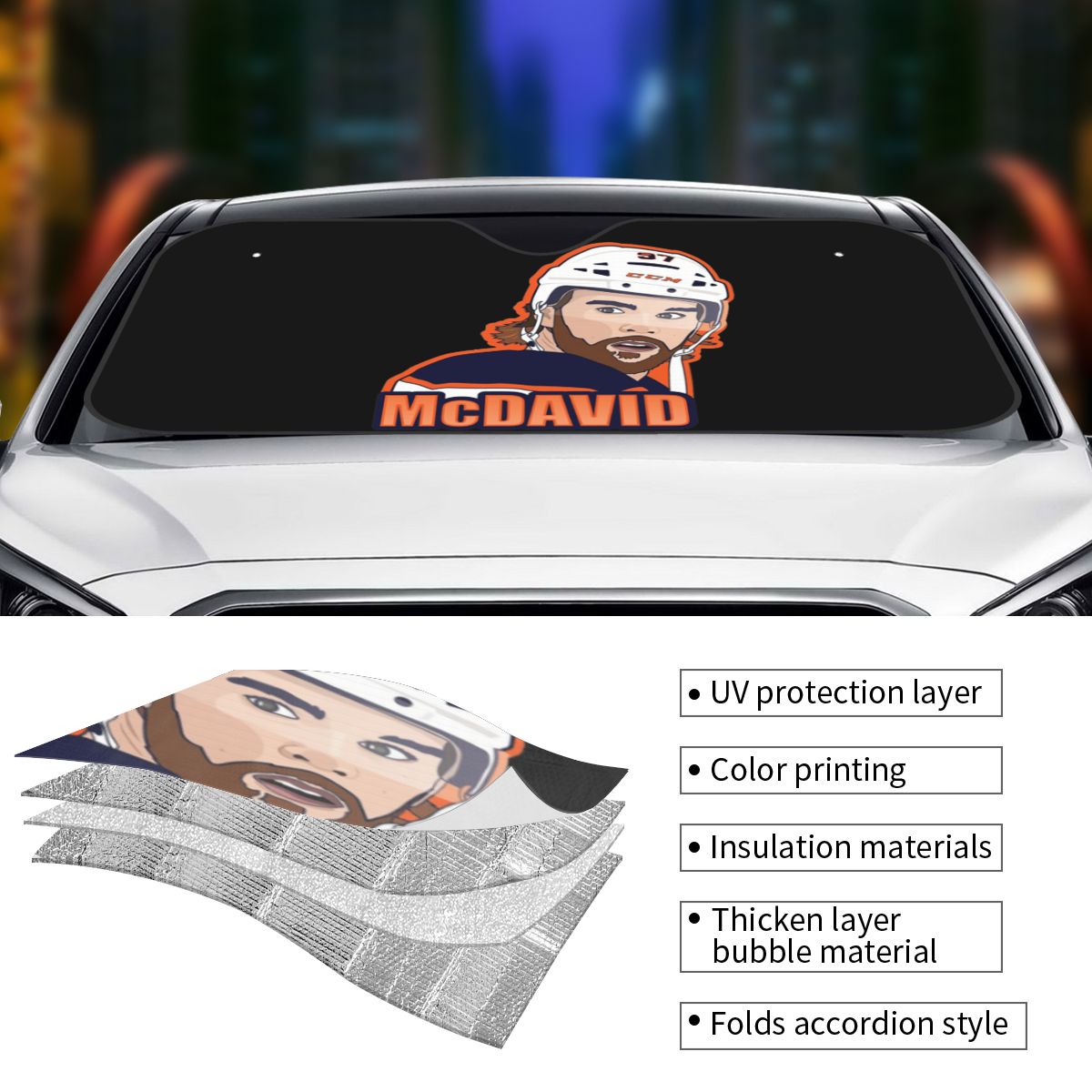 Connor McDavid 97 For Edmonton - Car Accessories Edmonton review and price